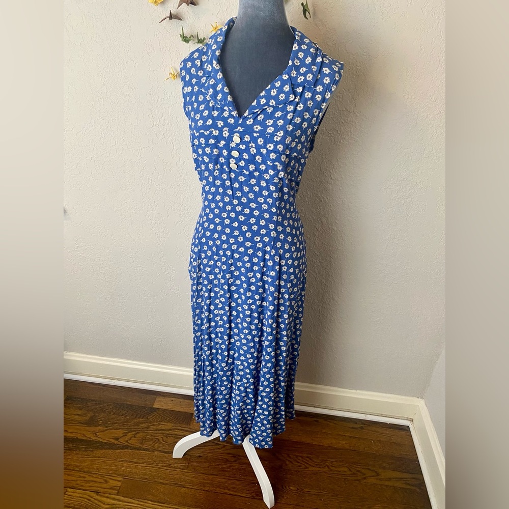 Vintage Donna Rocco sleeveless dress M